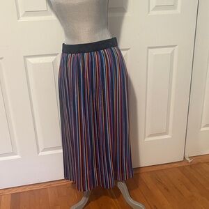 INC International Concepts Vibrant Striped Midi Skirt